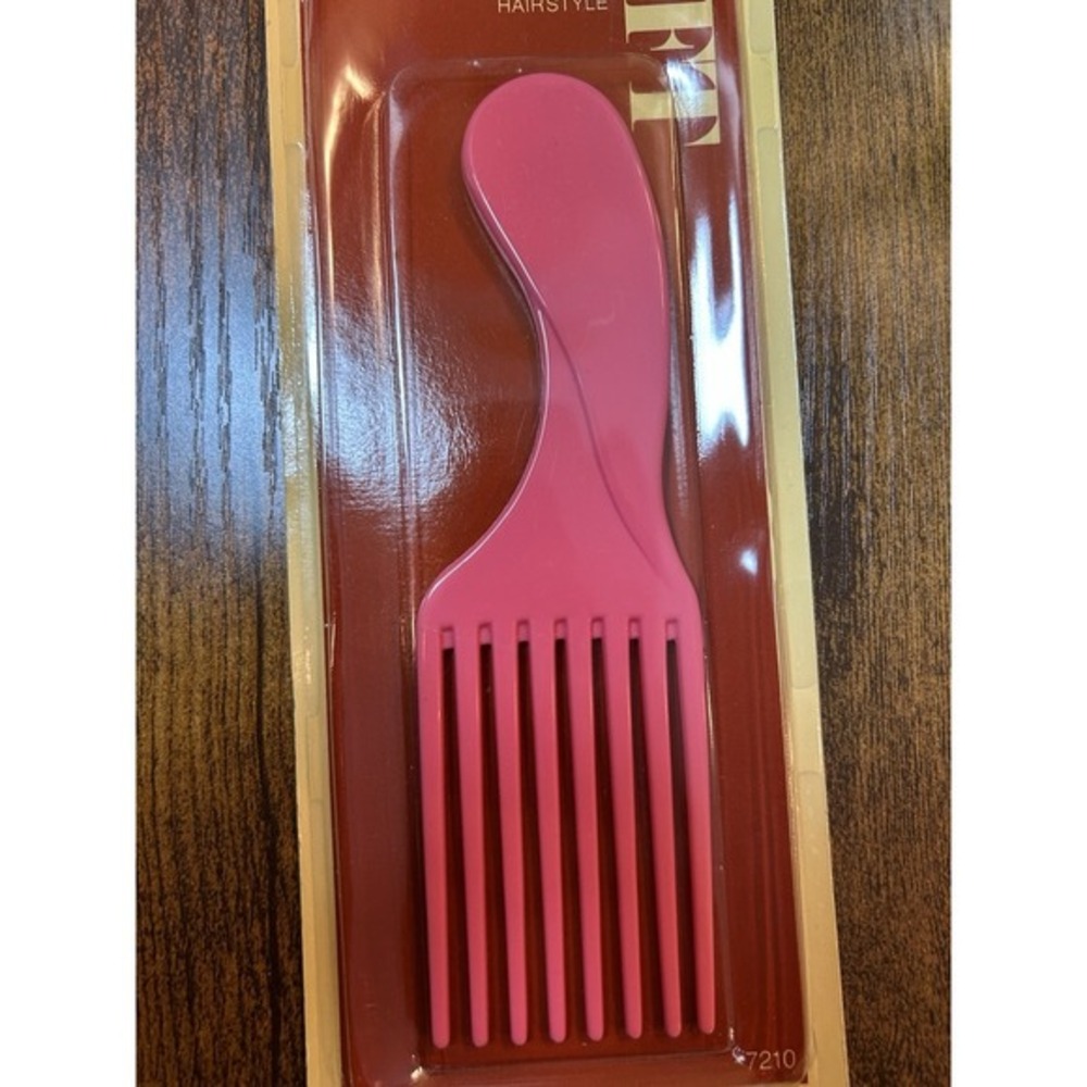 1975 Hair Lift Comb Goody Pink Sealed vintage - Picture 2 of 5